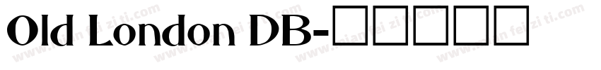Old London DB字体转换